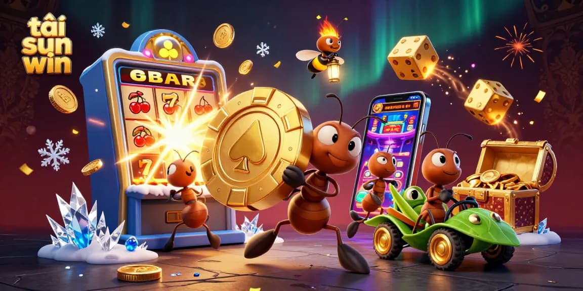 Experience excitement with tải sun win in a vibrant 3D casino adventure featuring playful characters.