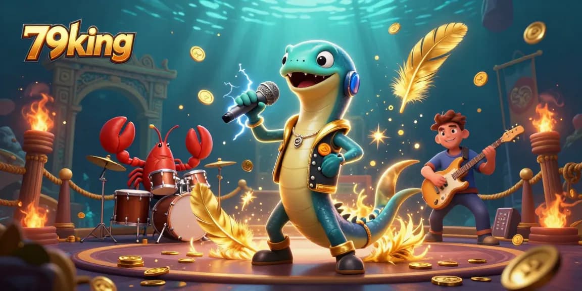 79king spins excitement in an underwater casino with a DJ electric eel and vibrant animations.
