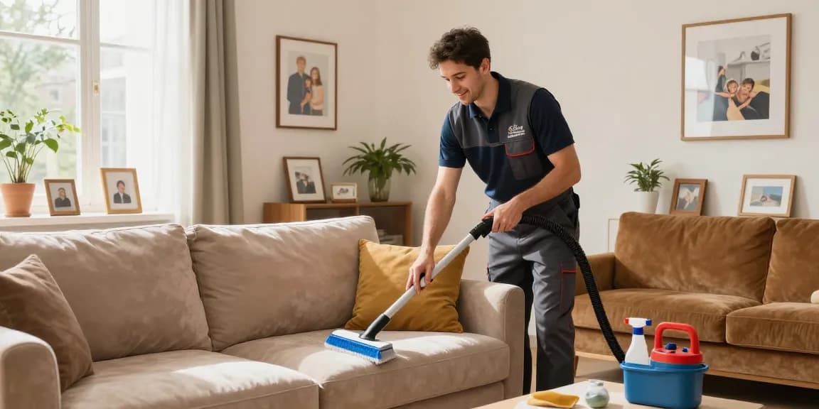 Professionele sofa cleaning door lokale aanbieder in Amsterdam voor een schone en frisse woonkamer.