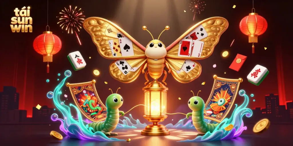 Engage with the online casino experience as you tải sun win, featuring captivating golden elements and vibrant visuals.