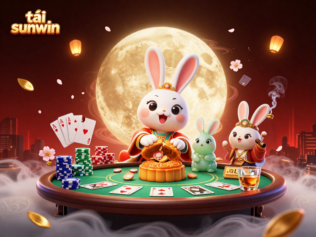 Play poker and win with tải sunwin while enjoying a traditional lunar festival atmosphere.