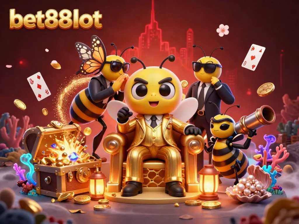 Join the excitement at bet88slot with immersive games and captivating characters in a vibrant casino scene.