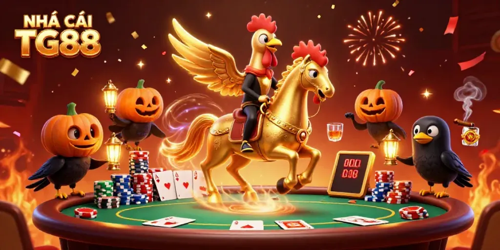 Experience NHÀ CÁI TG88 with vibrant casino scenes showcasing energy and winning excitement.