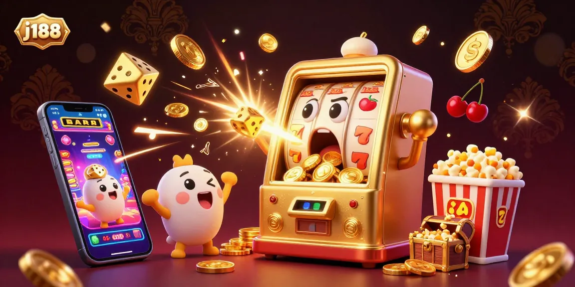 Experience an exciting jackpot with j188's extraordinary 3D golden slot machine and cheerful baby machines!