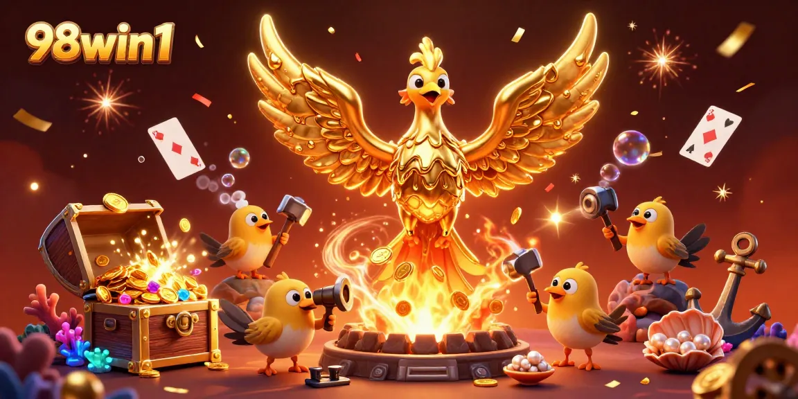 Enjoy thrilling gameplay with dynamic elements and gold treasures in 98win1 casino.