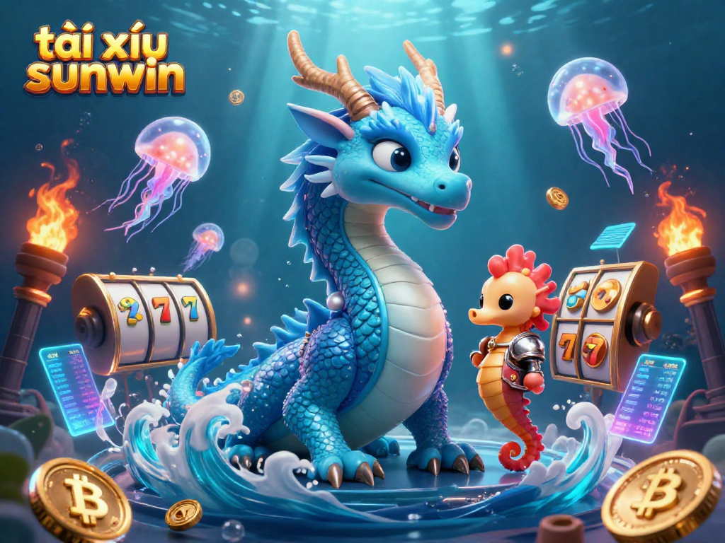 Engage in tài xỉu sunwin with vibrant slot game action featuring unique characters and casino elements.