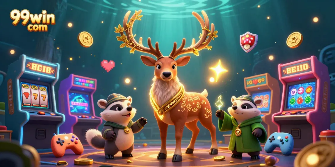 Engage with thrilling gameplay at 99win com featuring multiple gaming elements in a vibrant casino scene.