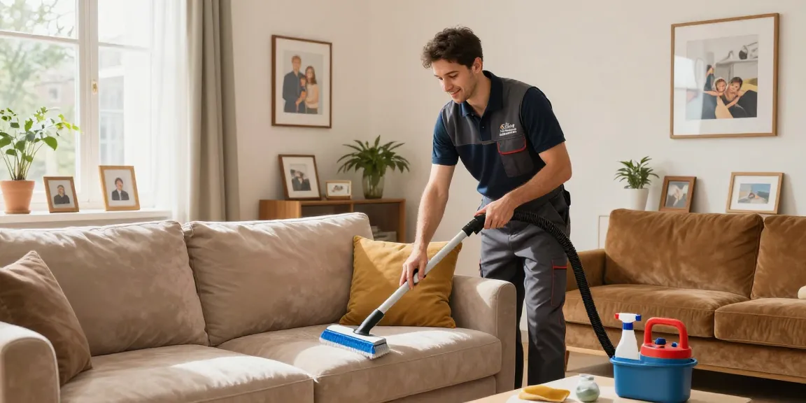 Professionele sofa cleaning door lokale aanbieder in Amsterdam voor een schone en frisse woonkamer.