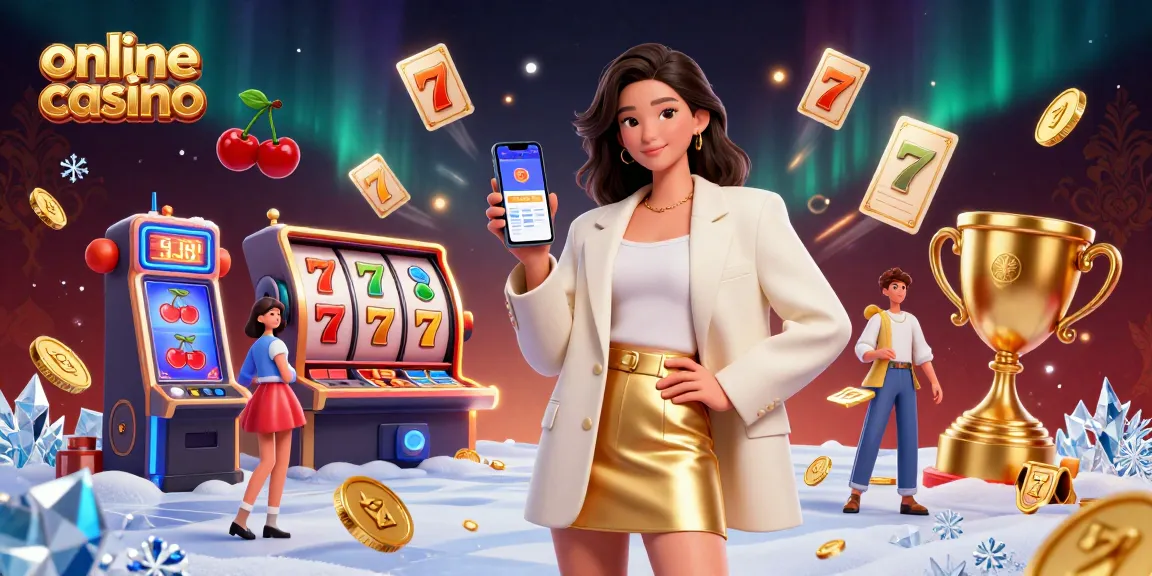 Spin slots and win big at the online casino with vibrant slot reels and golden symbols.