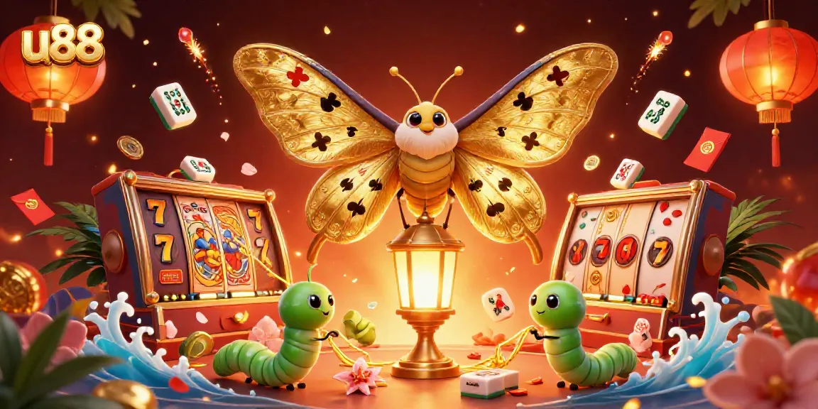 Experience thrilling gameplay at u88 with lively casino elements, showcasing vibrant 3D art.