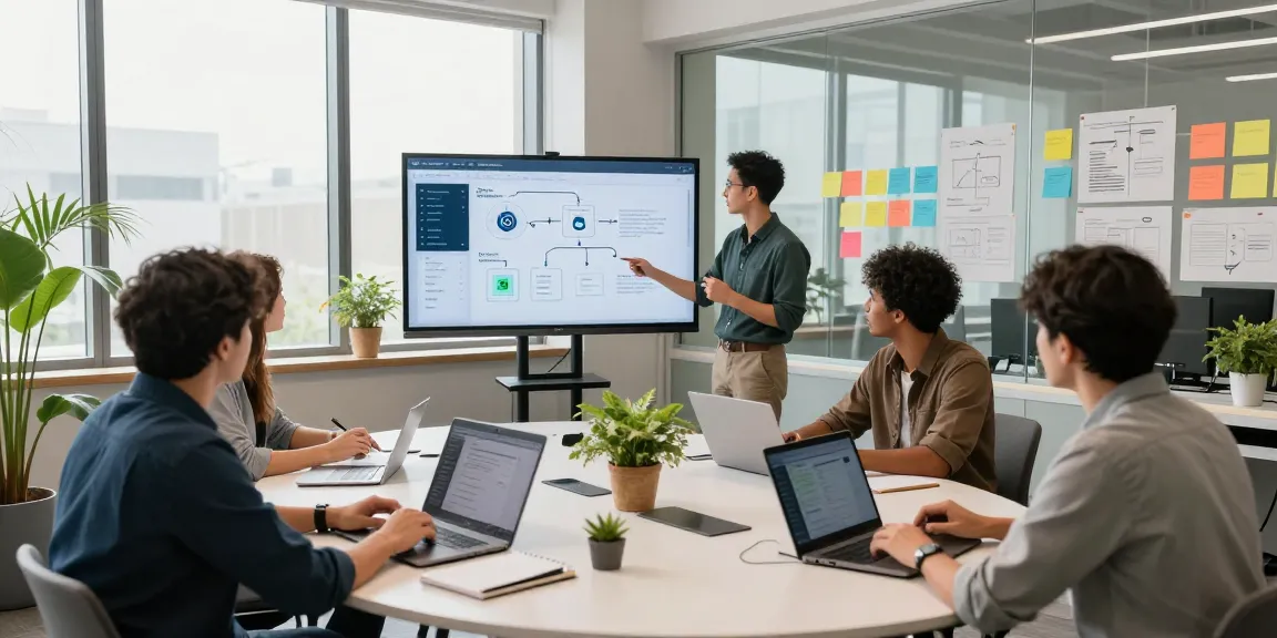 Build internal tools with AI in a collaborative workspace with team innovation and tech tools.