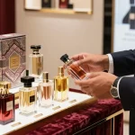 Best sellers parfum presentatie met luxe geuren en stijlvolle inrichting