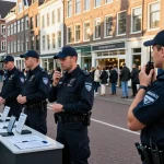 Beveiliging Den Haag professionals ensuring safety at a lively event.