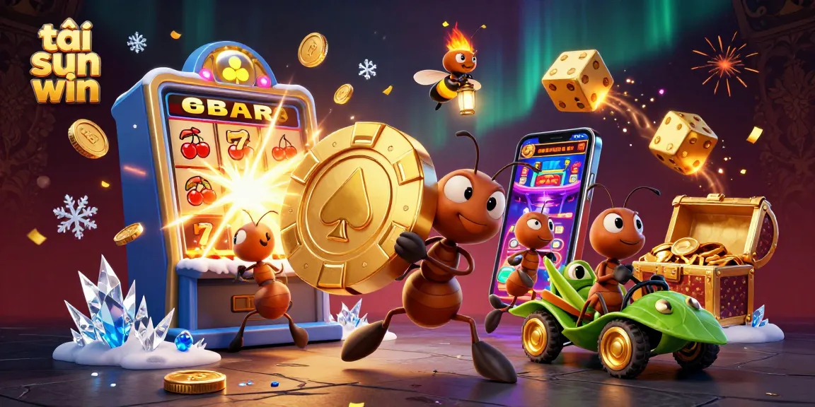Experience excitement with tải sun win in a vibrant 3D casino adventure featuring playful characters.