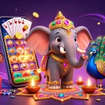 Experience exciting gameplay with 789bet featuring an elephant and slot machines in a vibrant casino scene.