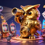Experience the excitement of top no deposit bonus casinos with engaging 3D illustration of colorful gaming elements.