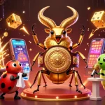 Experience thrilling wins at 58win with a vibrant casino scene featuring big jackpots and energetic characters.