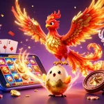 Experience thrilling gameplay at OPEN88 with vibrant phoenix characters and dynamic slot game elements.