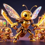 Engage thrilling slot adventures at 99WIN with captivating giant hornet samurai and treasure elements.