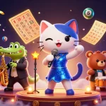 Join NK88 for a chance to win big with colorful lottery elements and vibrant casino characters.
