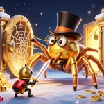 Game for riches at nk88 with a golden tarantula, beetle knight, and treasures.