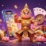Experience thrilling gameplay action at 88aa com with vibrant slot games, golden coins, and engaging characters.