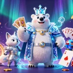 Experience thrilling casino adventures with 88aa featuring polar bear and fox amid sparkling gems and massive payouts.