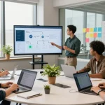 Build internal tools with AI in a collaborative workspace with team innovation and tech tools.